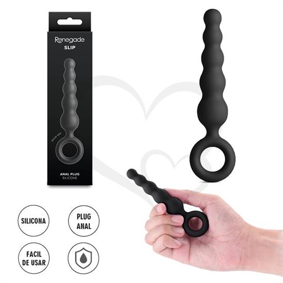 Slip dilatador anal de silicona